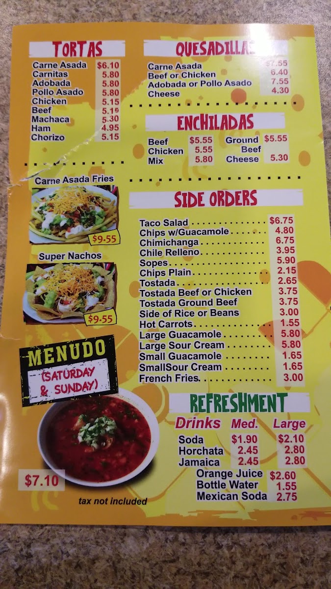 Talo's Menu - Image 2